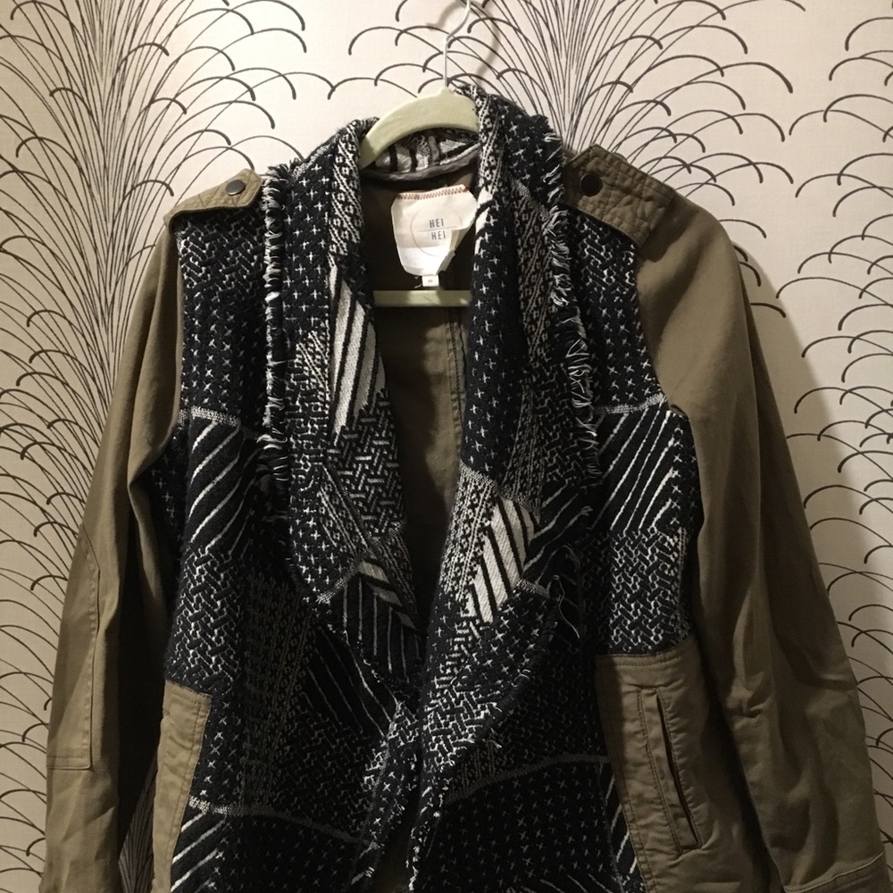 Anthropologie Hei Hei Olive Jacket